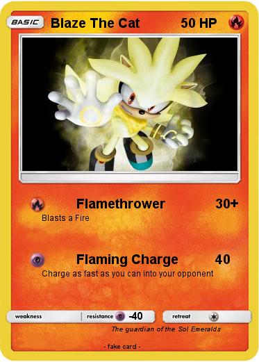 Pokemon Blaze The Cat