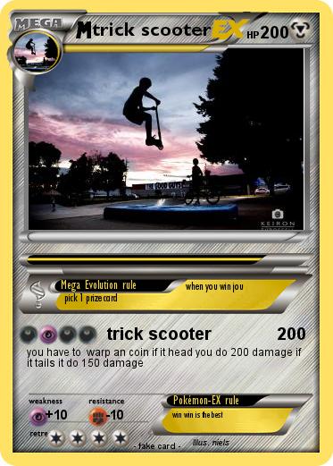 Pokemon trick scooter
