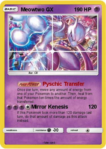 Pokemon Meowtwo GX