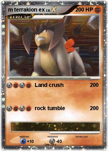 Pokemon m terrakion ex
