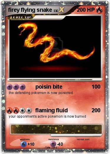 Pokemon firey flying snake