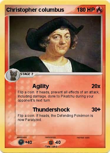 Pokemon Christopher columbus