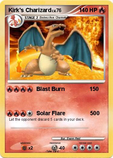 Pokemon Kirk's Charizard