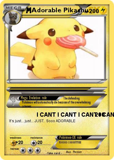 Pokemon Adorable Pikachu