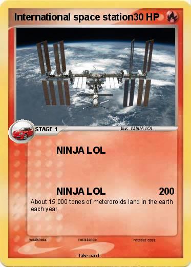 Pokemon International space station