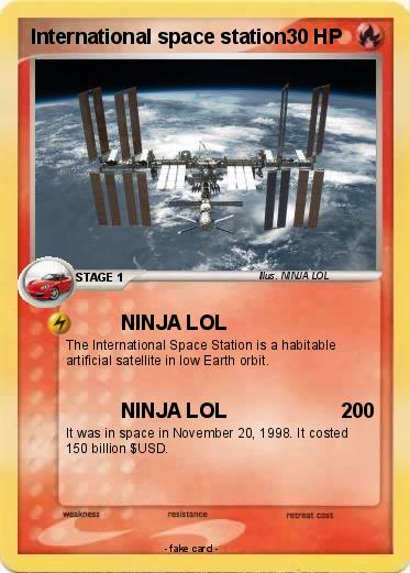 Pokemon International space station