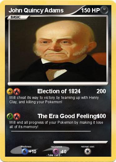 Pokemon John Quincy Adams