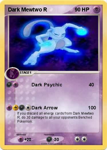 Pokemon Dark Mewtwo R