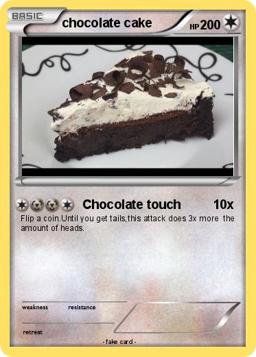Pokemon chocolate cake