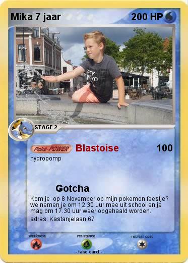 Pokemon Mika 7 jaar