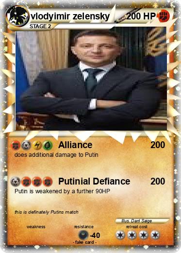 Pokemon vlodyimir zelensky