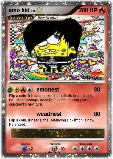 Pokemon emo kid