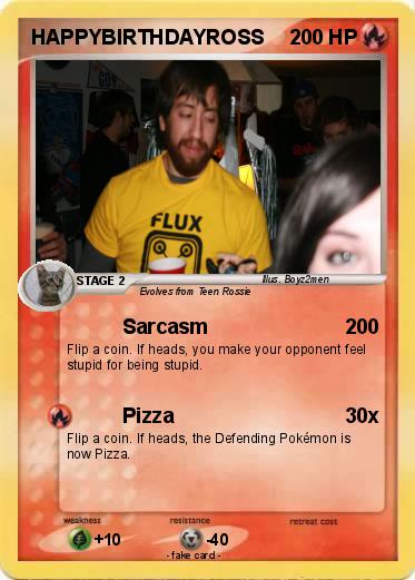 Pokemon HAPPYBIRTHDAYROSS