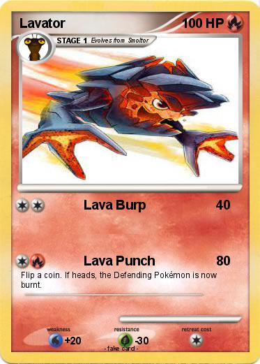 Pokemon Lavator