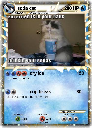 Pokemon soda cat