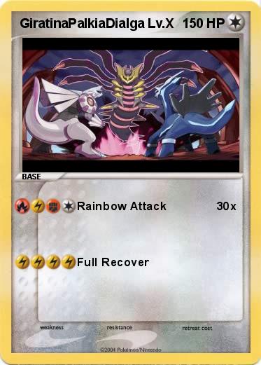 Pokemon GiratinaPalkiaDialga Lv.X