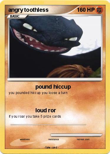 Pokemon angry toothless