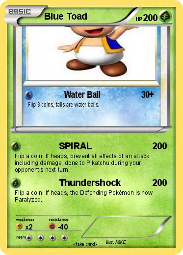 Pokemon Blue Toad