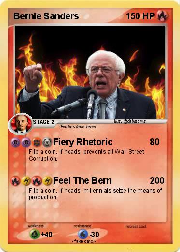 Pokemon Bernie Sanders