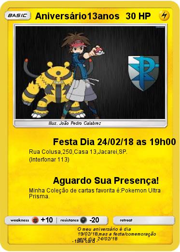 Pokemon Aniversário13anos