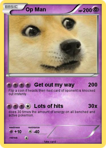 Pokemon Op Man