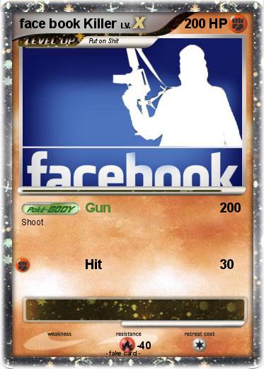 Pokemon face book Killer