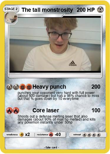 Pokemon The tall monstrosity