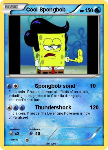 Pokemon Cool Spongbob