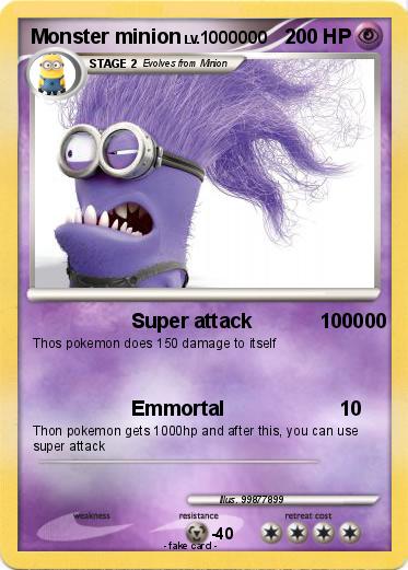 Pokemon Monster minion