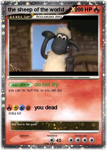 Pokemon the sheep of the world