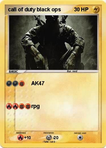 Pokemon call of duty black ops