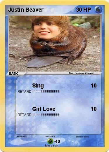 Pokemon Justin Beaver