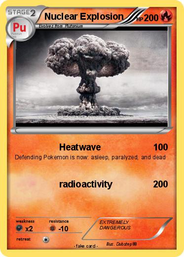 Pokemon Nuclear Explosion