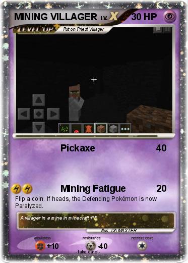 Pokemon MINING VILLAGER