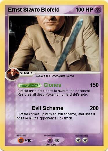 Pokemon Ernst Stavro Blofeld