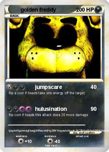 Pokemon golden freddy