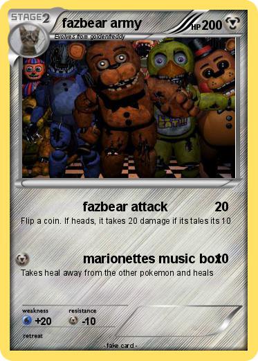 Pokemon fazbear army