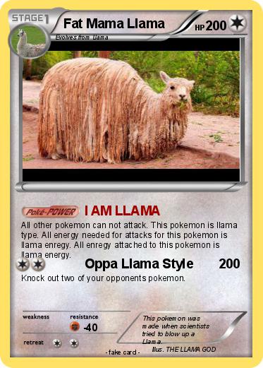 Pokemon Fat Mama Llama