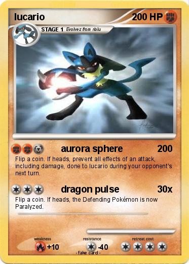 Pokemon lucario