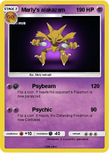 Pokemon Marly’s alakazam