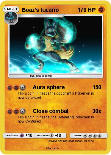 Pokemon Boaz’s lucario