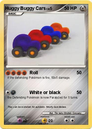 Pokemon Huggy Buggy Cars