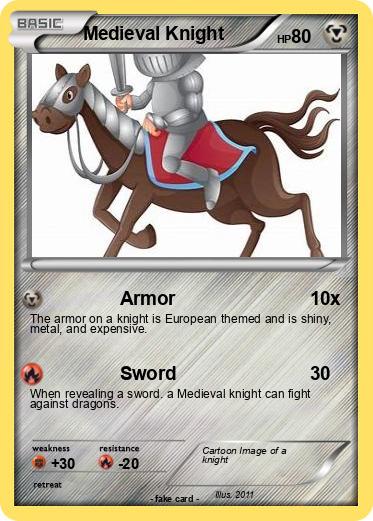 Pokemon Medieval Knight