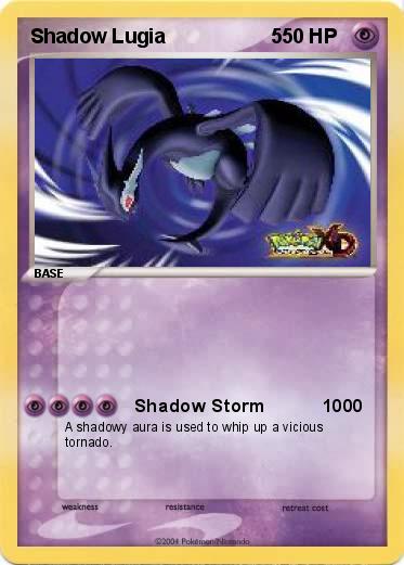 Pokemon Shadow Lugia                   5