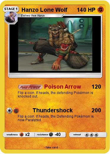 Pokemon Hanzo Lone Wolf