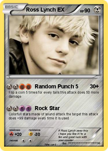 Pokemon Ross Lynch EX