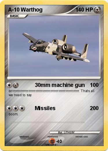 Pokemon A-10 Warthog