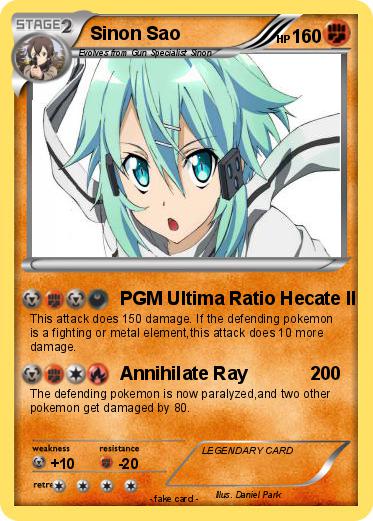 Pokemon Sinon Sao