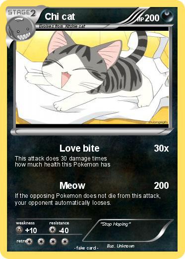 Pokemon Chi cat