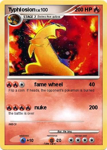 Pokemon Typhlosion